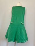 Kleid, Größe L, Grün, Vorderansicht