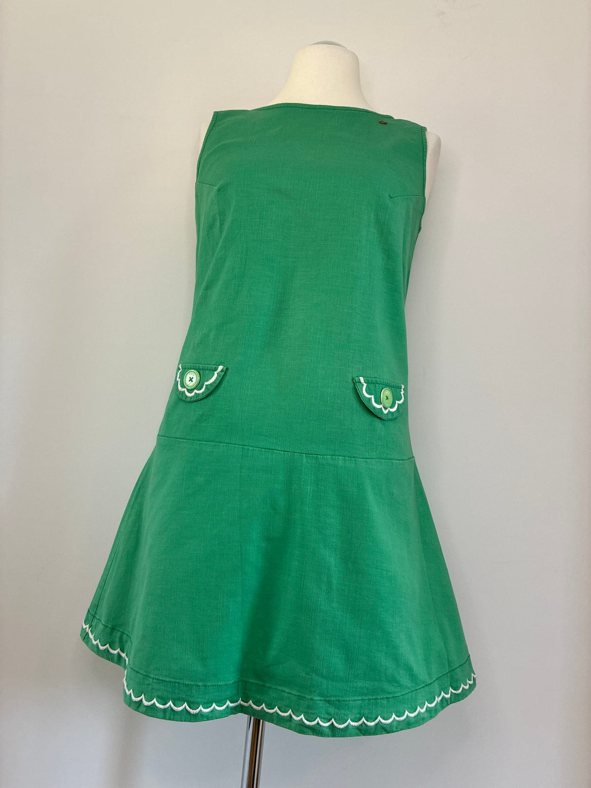 Kleid, Größe L, Grün, Vorderansicht