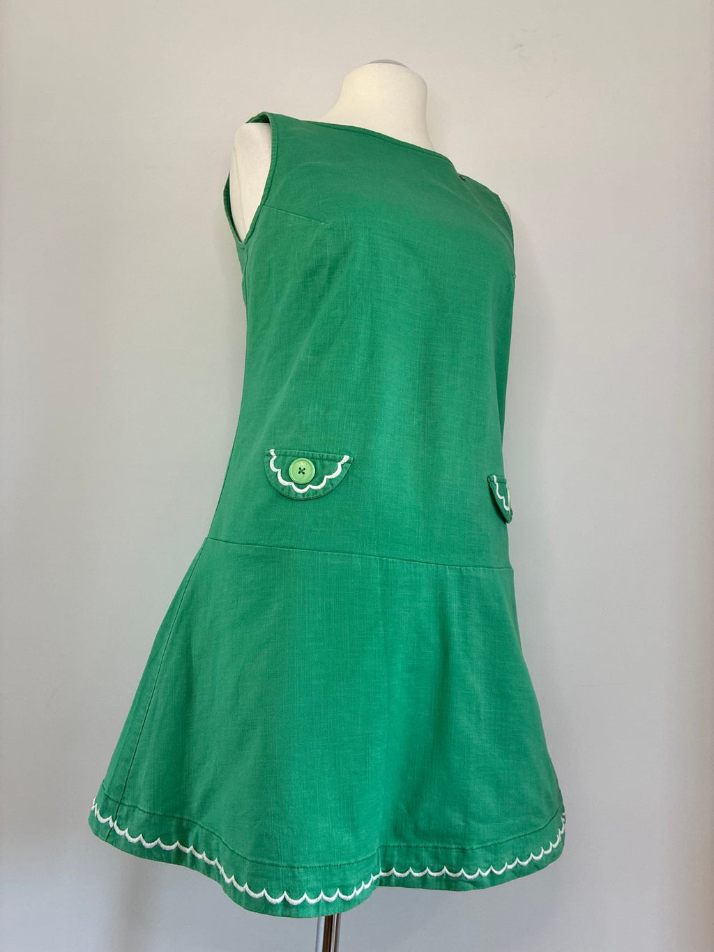 Kleid, Größe L, Grün, Seitenansicht