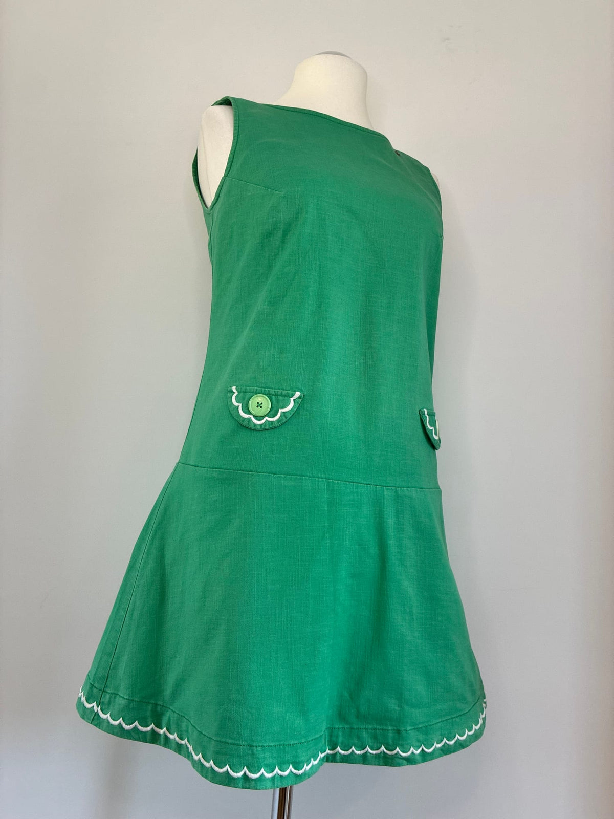 Kleid, Größe L, Grün, Seitenansicht