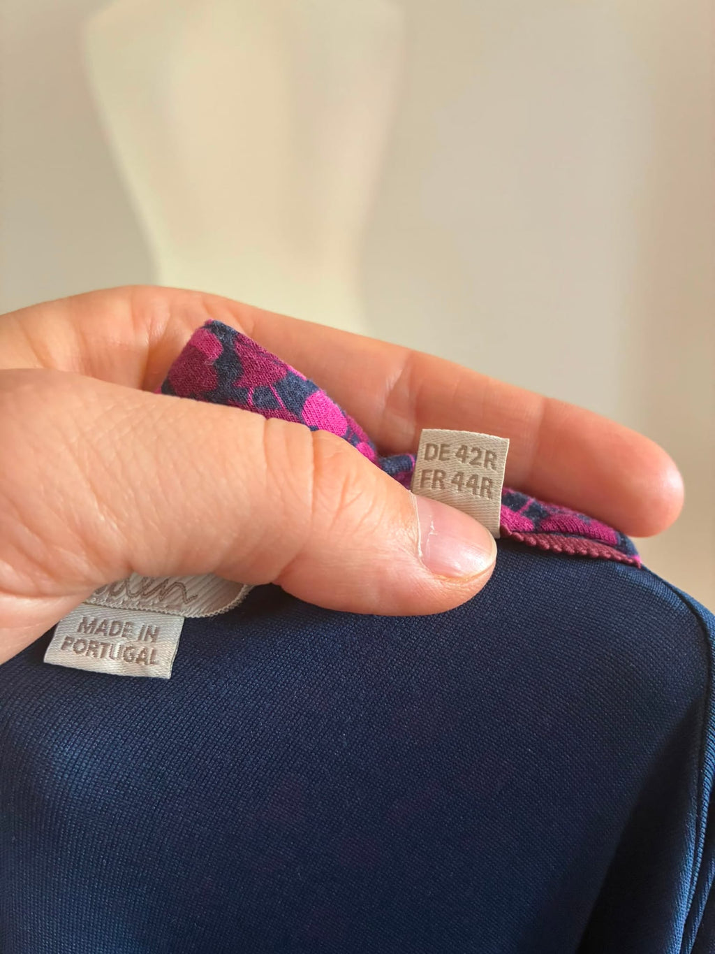 Boden Midikleid, Größe DE 42R, Blau, Rosa, Weitere Ansicht 5