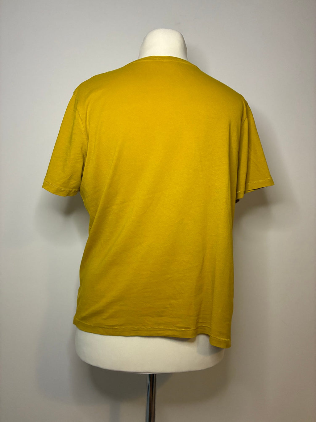 Zara Trafaluc T-Shirt, Größe L, Senfgelb, Rückansicht