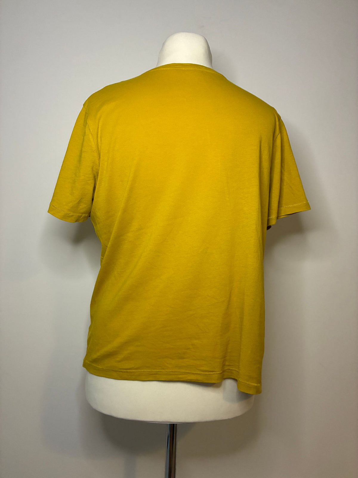 Zara Trafaluc T-Shirt, Größe L, Senfgelb, Rückansicht