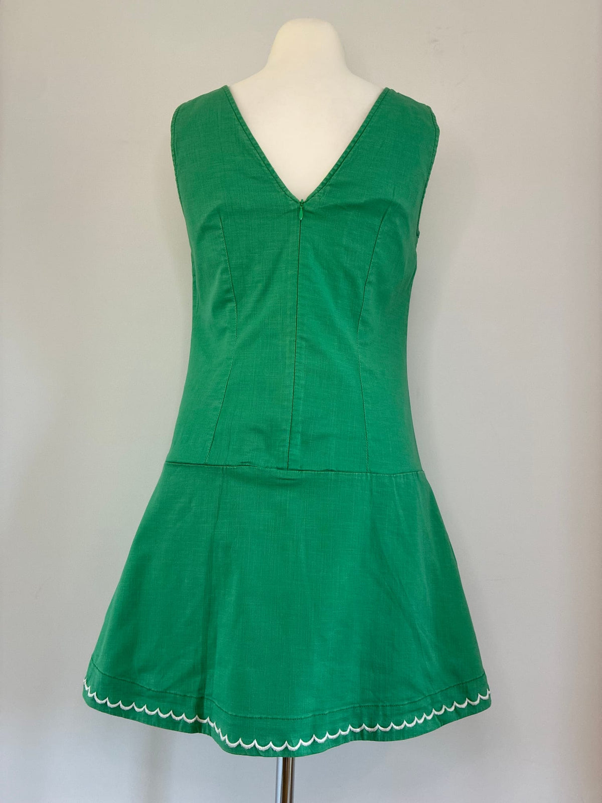 Kleid, Größe L, Grün, Rückansicht