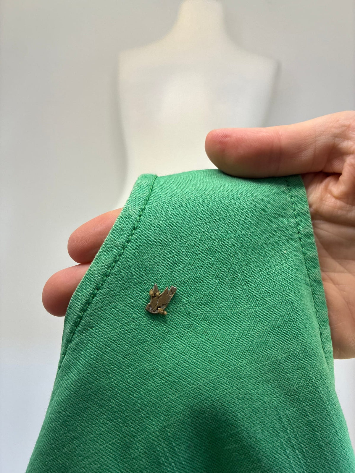 Kleid, Größe L, Grün, Markenetikett