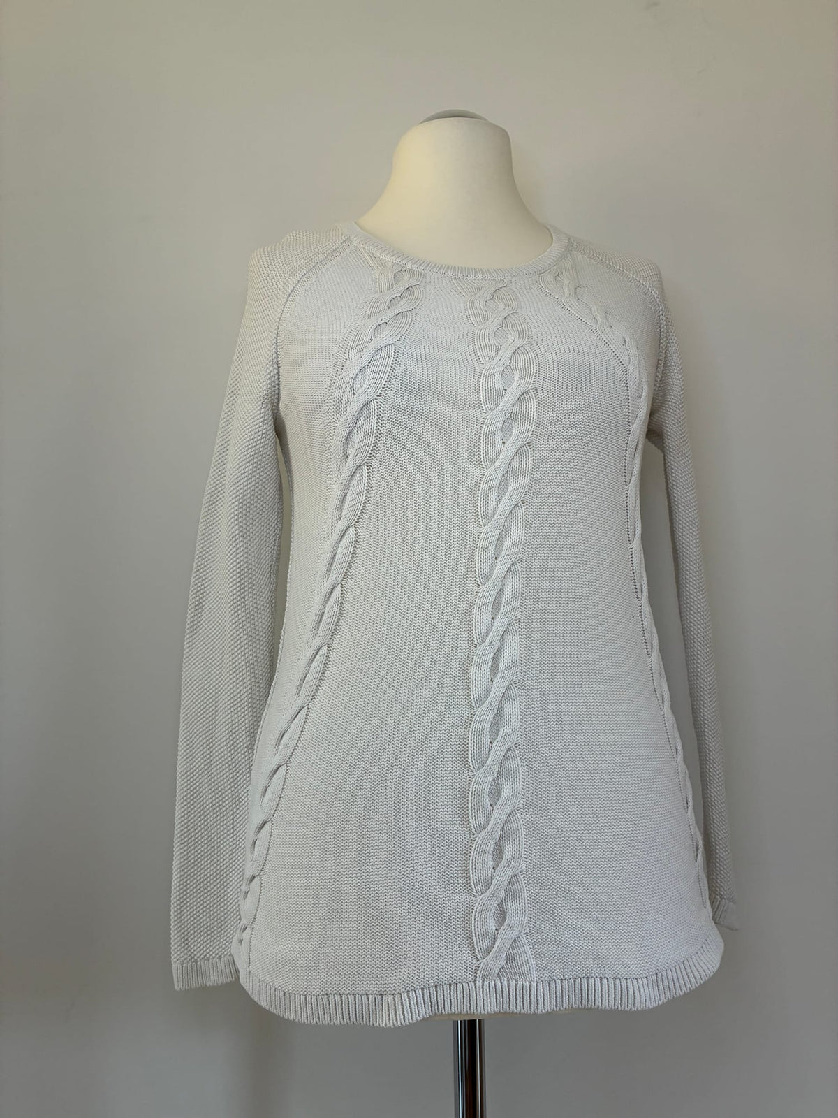 Tommy Hilfiger Pullover, Größe XS, Hellgrau, Vorderansicht