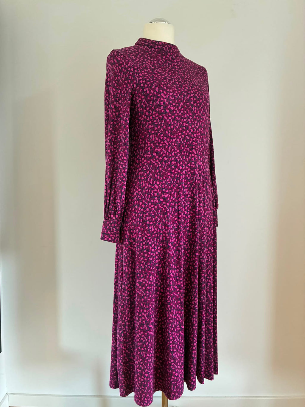 Boden Midikleid, Größe DE 42R, Blau, Rosa, Weitere Ansicht 2