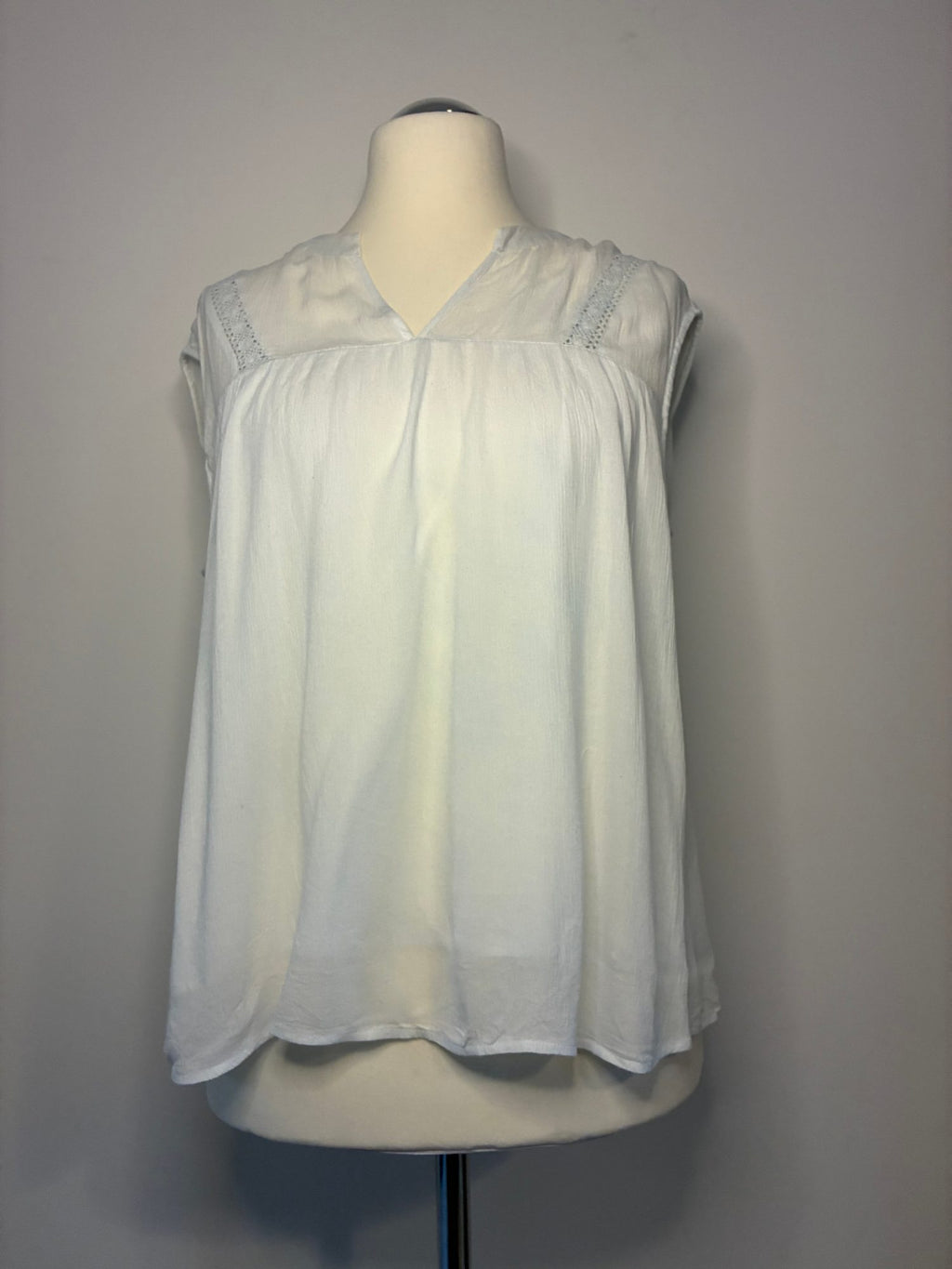comma Bluse, Größe 44, Weiß, Vorderansicht