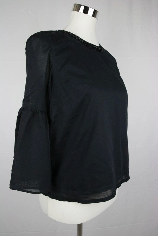 Bezaubernde Bluse mit Perlen