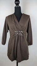 Bluse in Braun – Second-Hand bei Schickisch