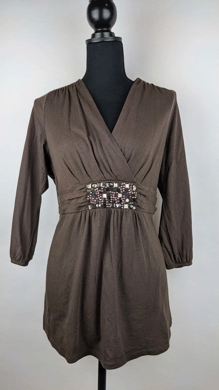 Bluse in Braun – Second-Hand bei Schickisch
