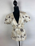 Bluse mit Blumen – Second-Hand bei Schickisch