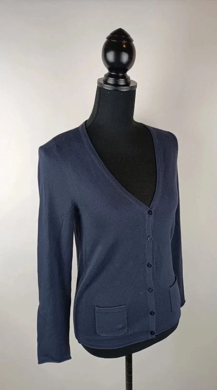 Lässiger Cardigan in dunkelblau