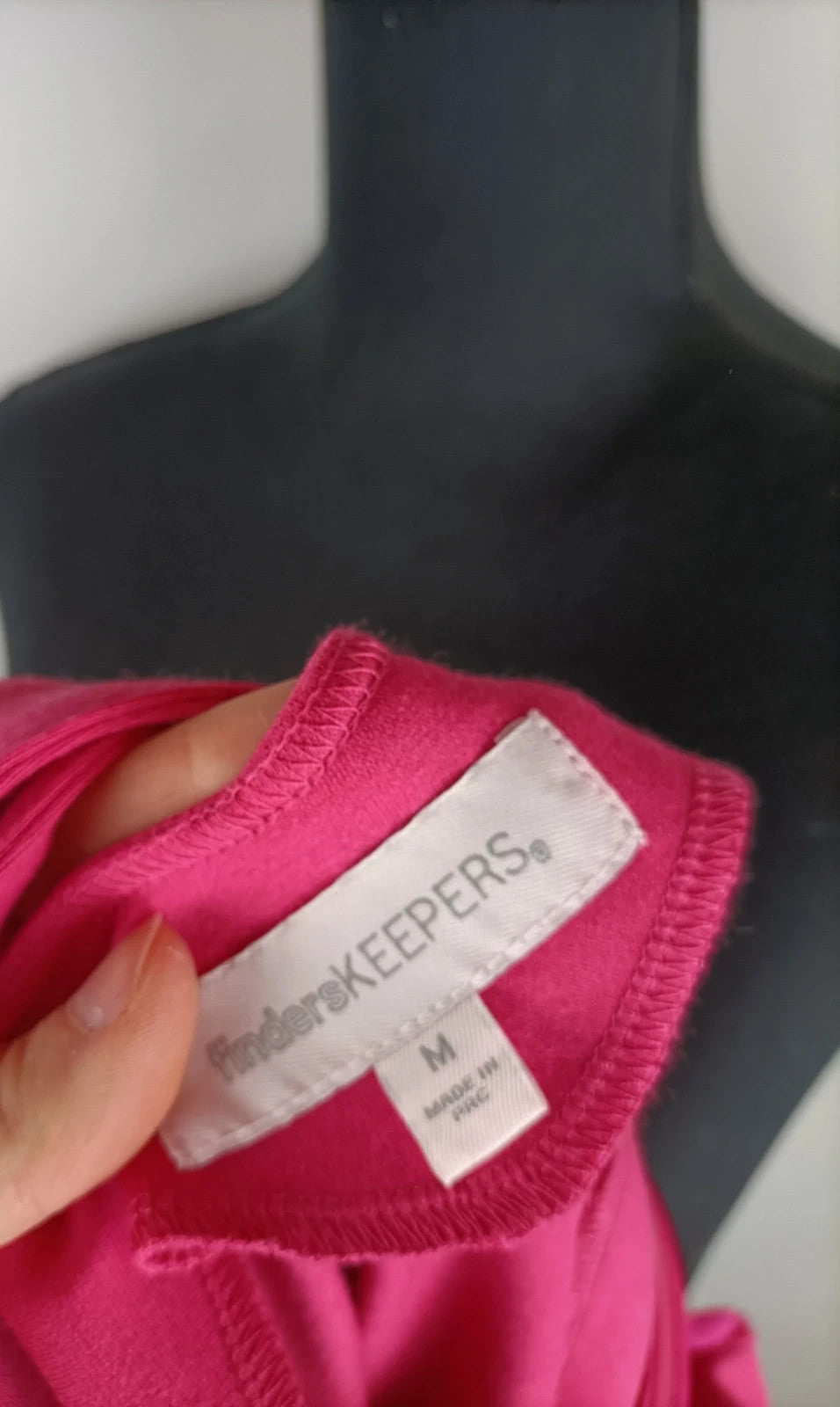 Knalliger Farbklecks in Pink
