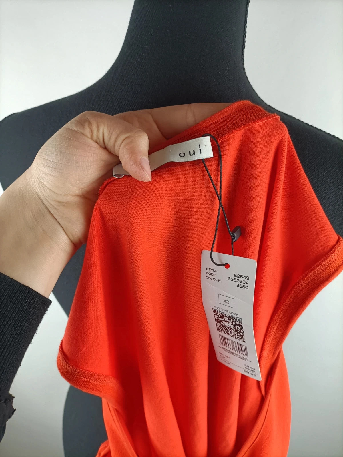 Leuchtendes Top in Rot