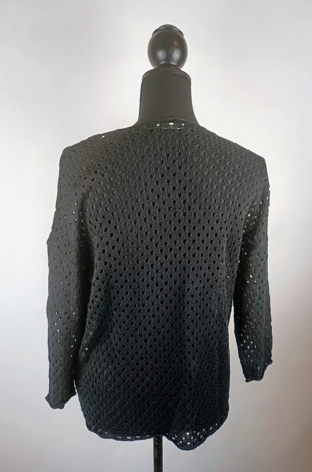 Lässiger Pullover mit Lochmuster