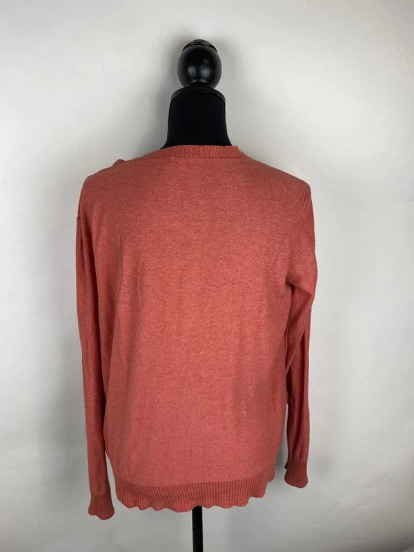 Kuscheliger Cardigan in Orange