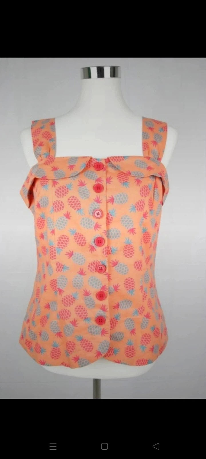 Bluse in Orange – Second-Hand bei Schickisch