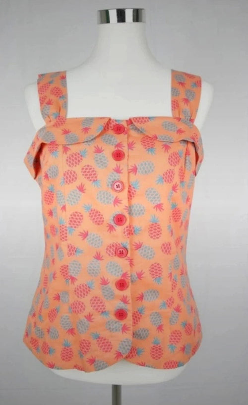 Bluse in Orange – Second-Hand bei Schickisch