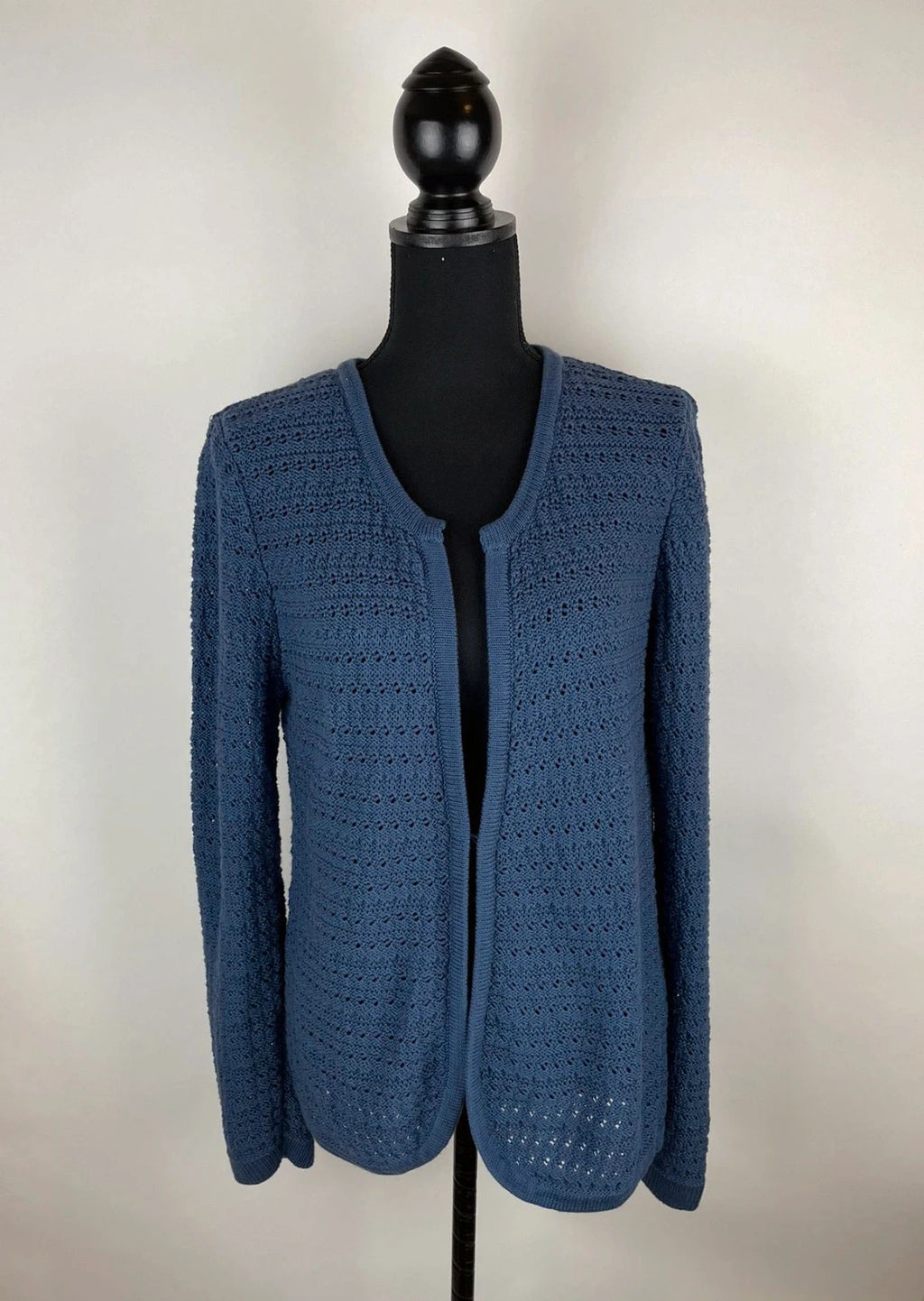 Cardigan in Rauchblau – Second-Hand bei Schickisch