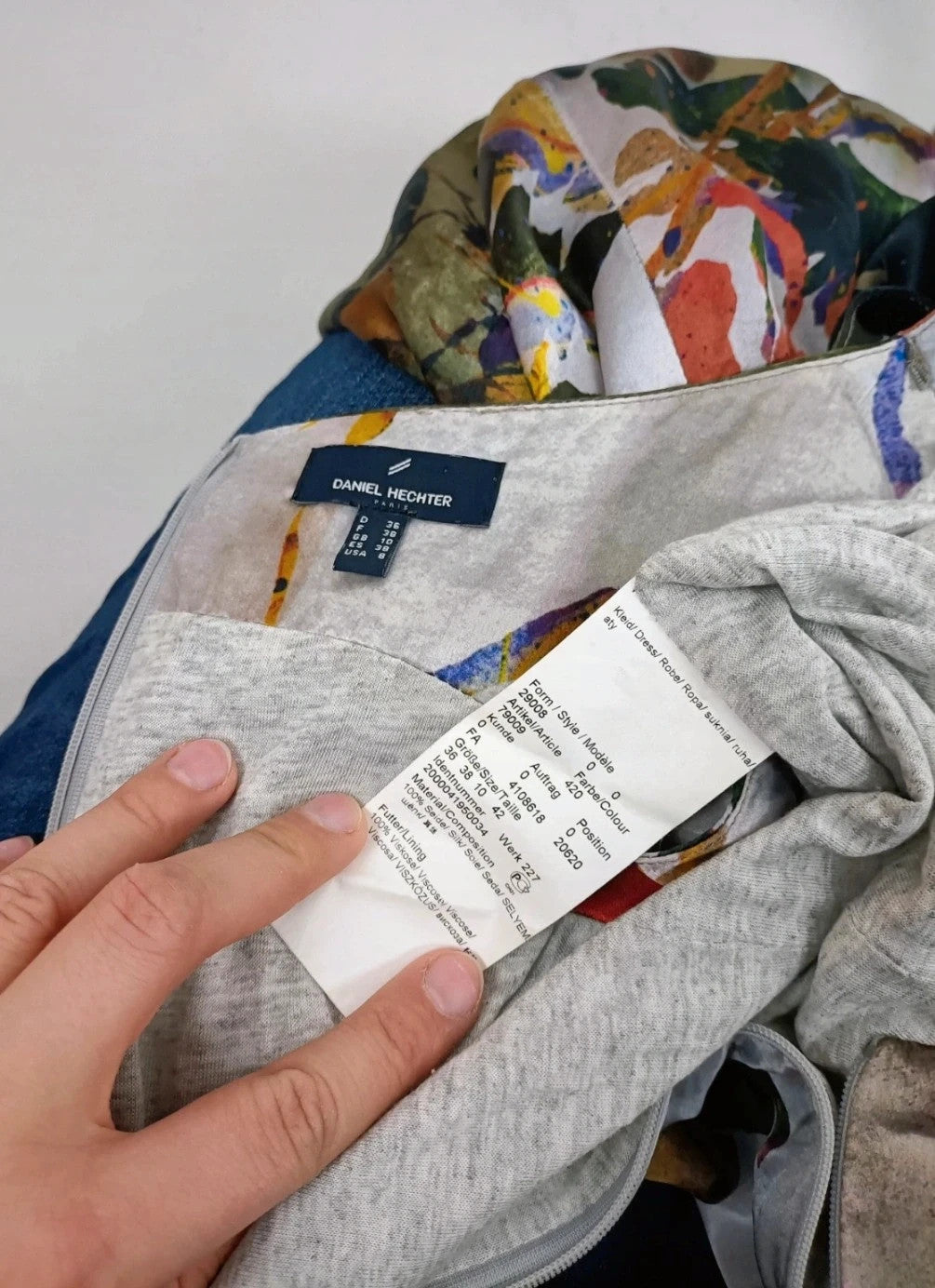Seiden Kleid für den Herbst 