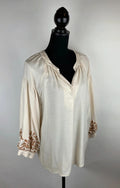 Bluse mit Stickerei – Second-Hand bei Schickisch