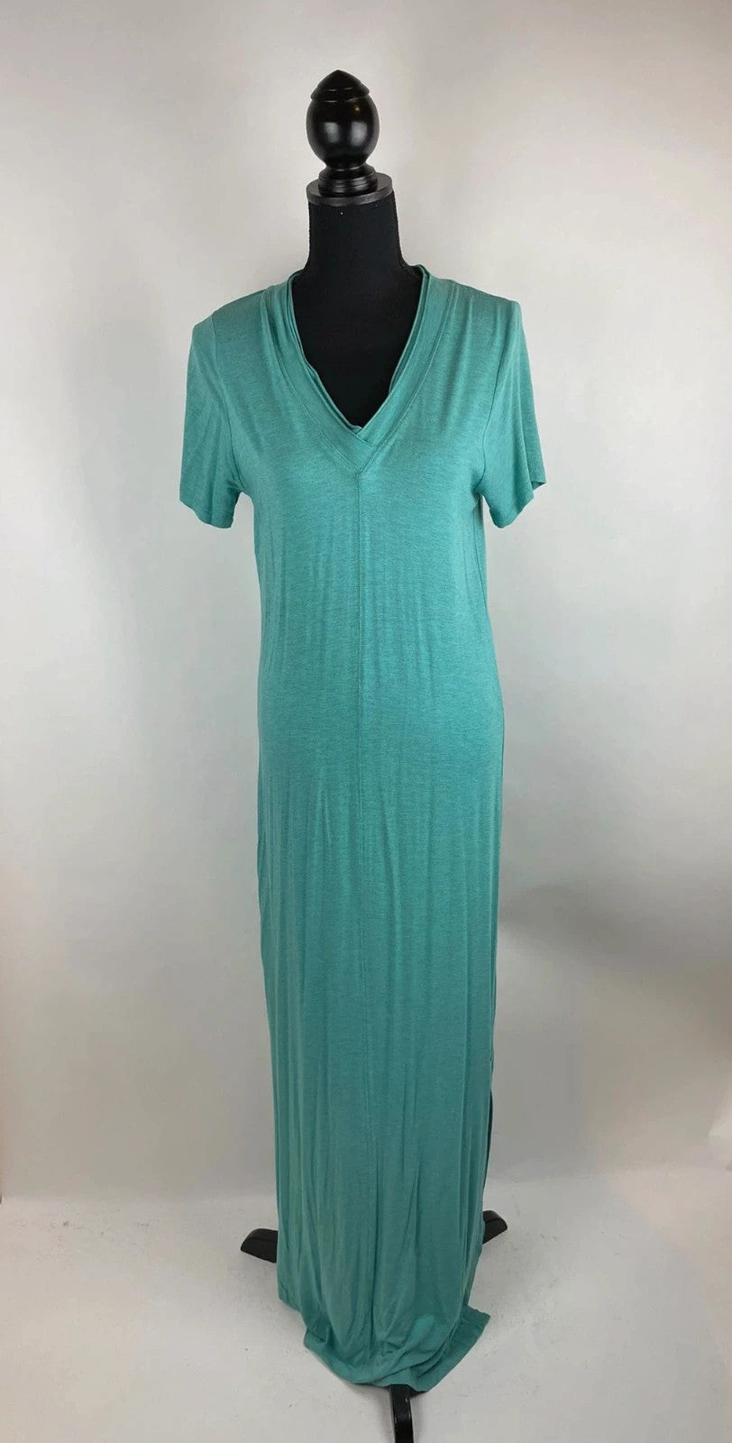 Langes Kleid in Türkis – Second-Hand bei Schickisch