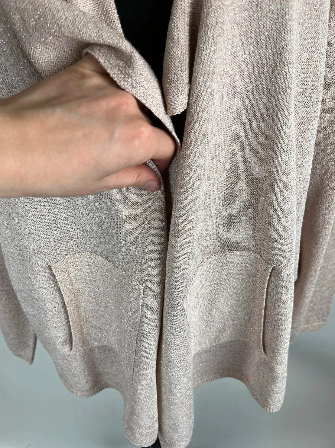 Glitzender Cardigan von Oui 