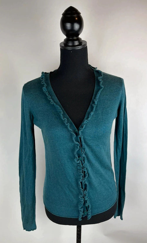 Cardigan in Petrol – Second-Hand bei Schickisch
