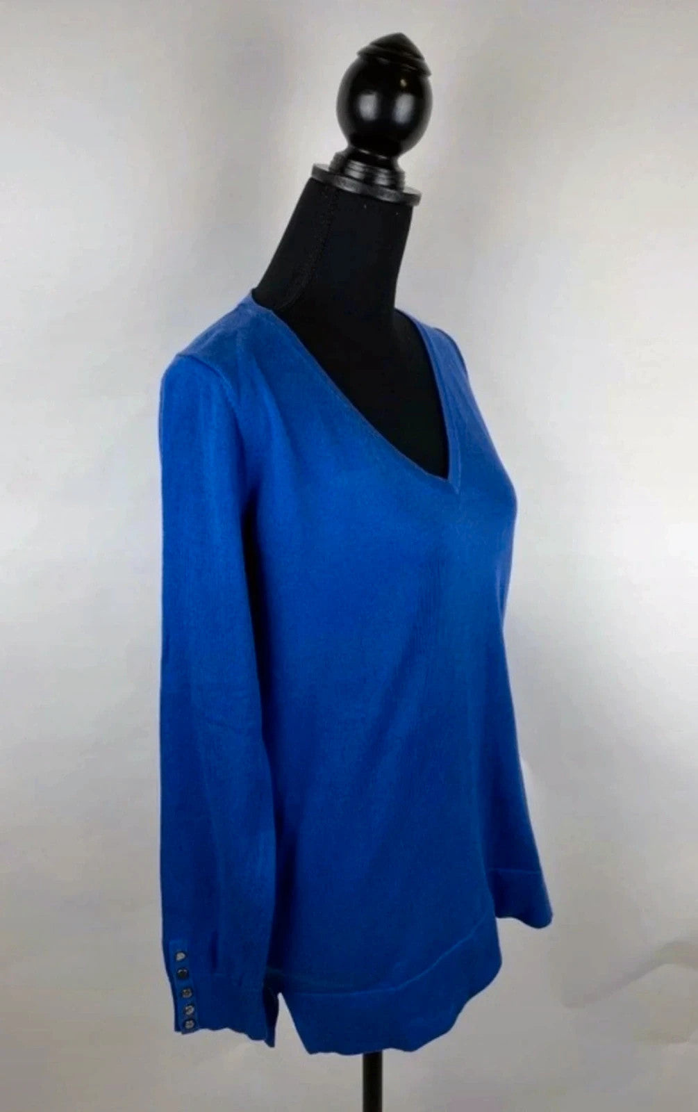 Lässiger Pullover in blau 