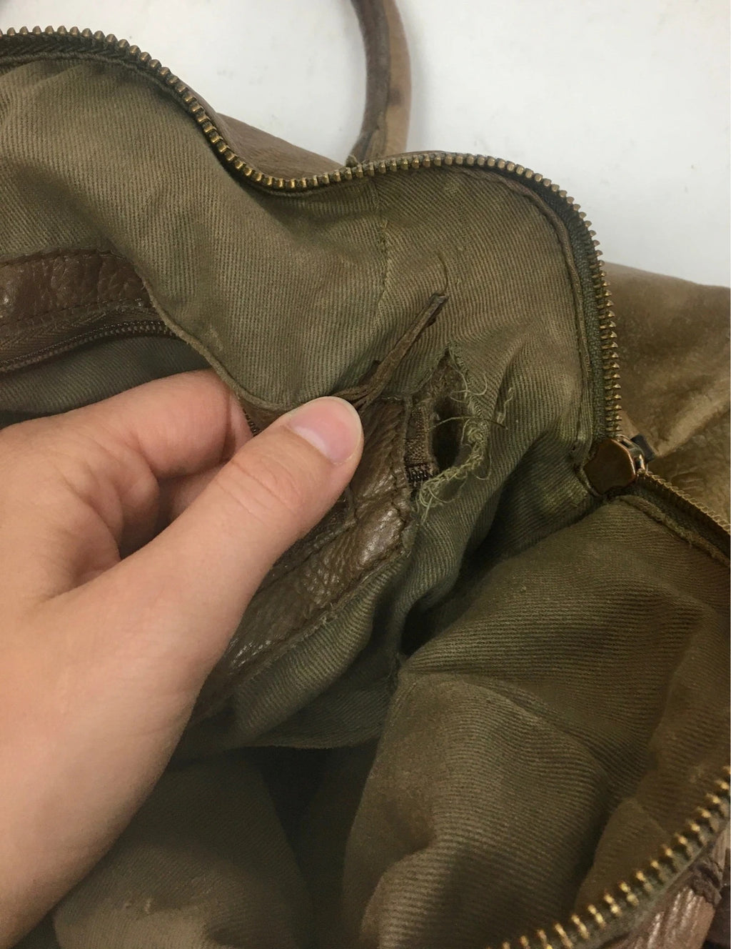 Klassische Tasche in Braun 