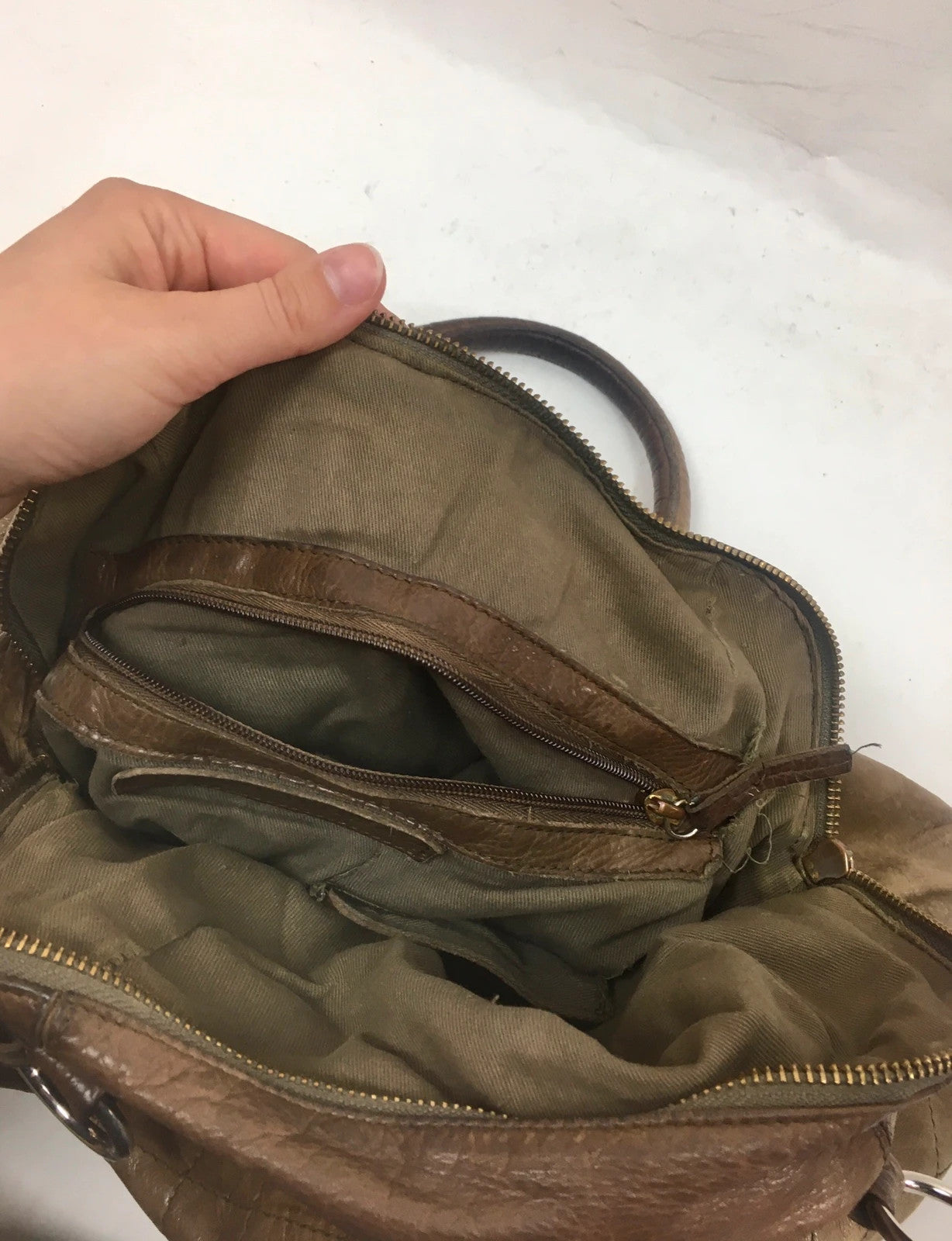 Klassische Tasche in Braun 