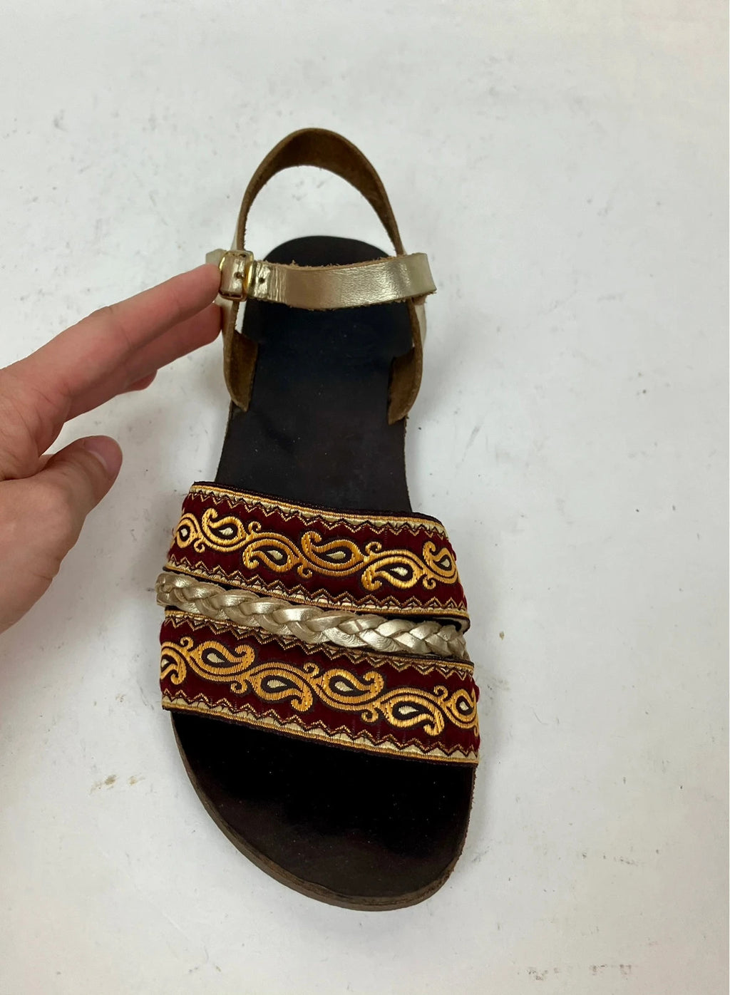 Handgemachte Sandalen aus Leder