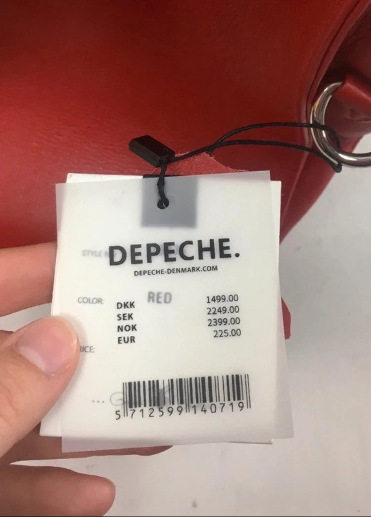Edle Depeche Leder-Handtasche