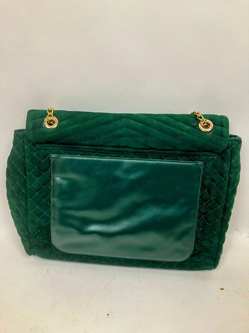 Edle Valentino Tasche in festlichem Grün – Perfekt für die Winterzeit