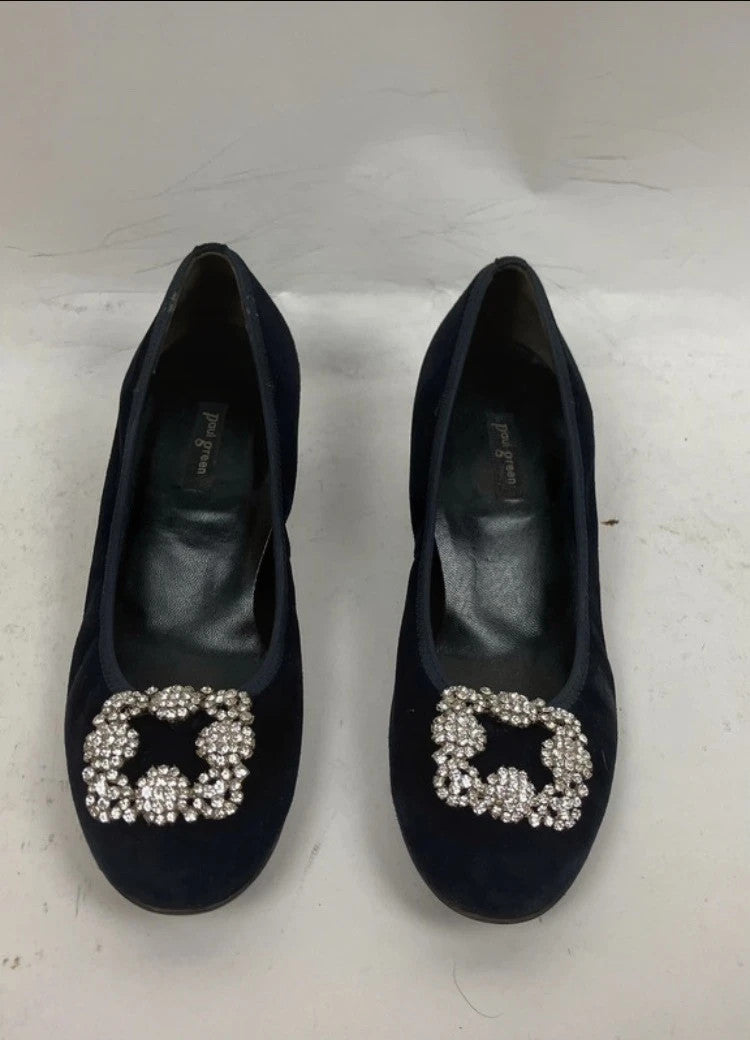 Wildlederschuhe mit Glitzer – Second-Hand bei Schickisch