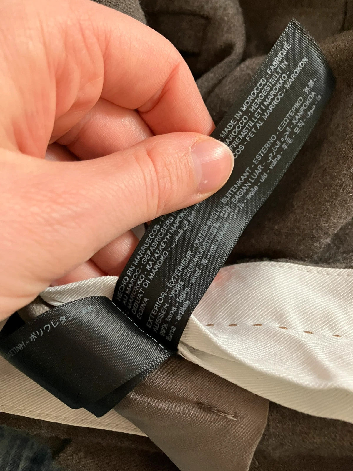 Elegante Wollhode von Massimo Dutti