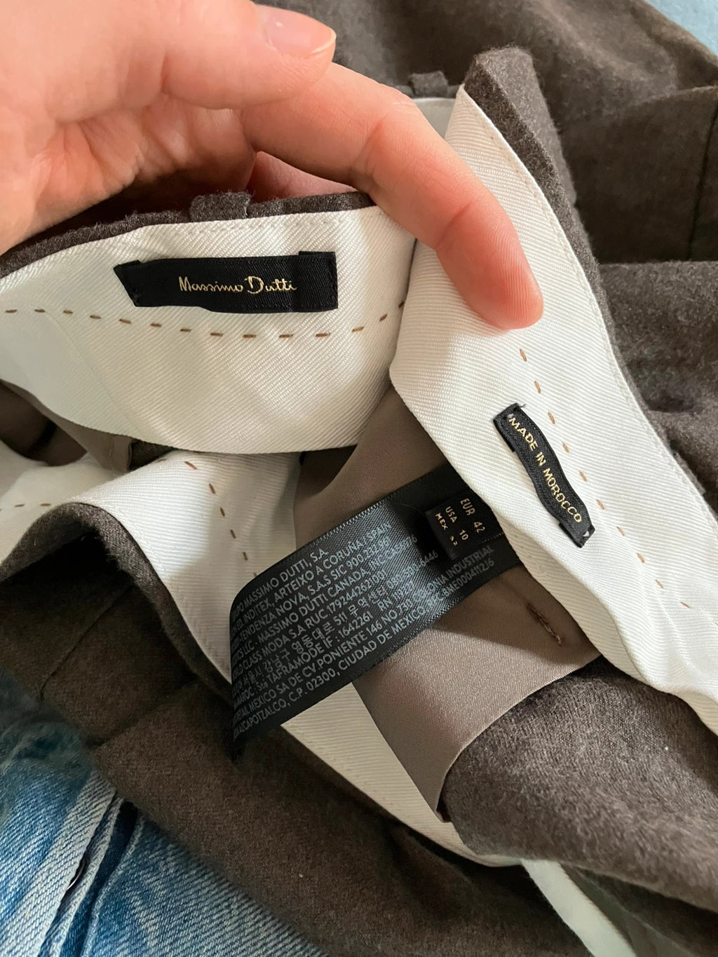 Elegante Wollhode von Massimo Dutti