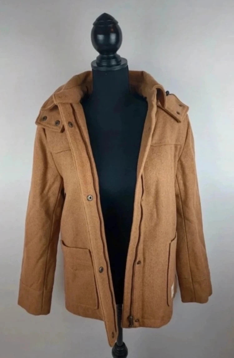 Hochwertige Wemoto Winterjacke in Camel
