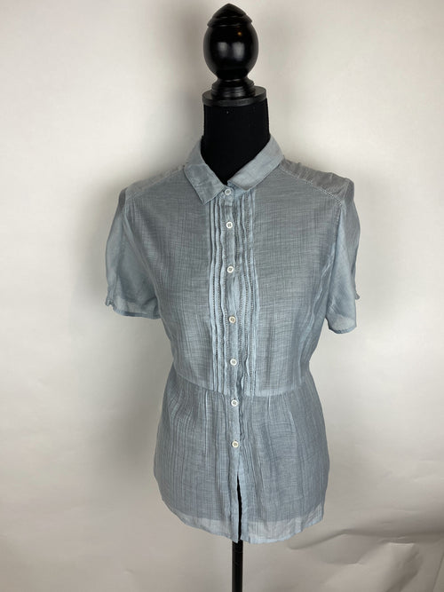 Bluse in Blau – Second-Hand bei Schickisch