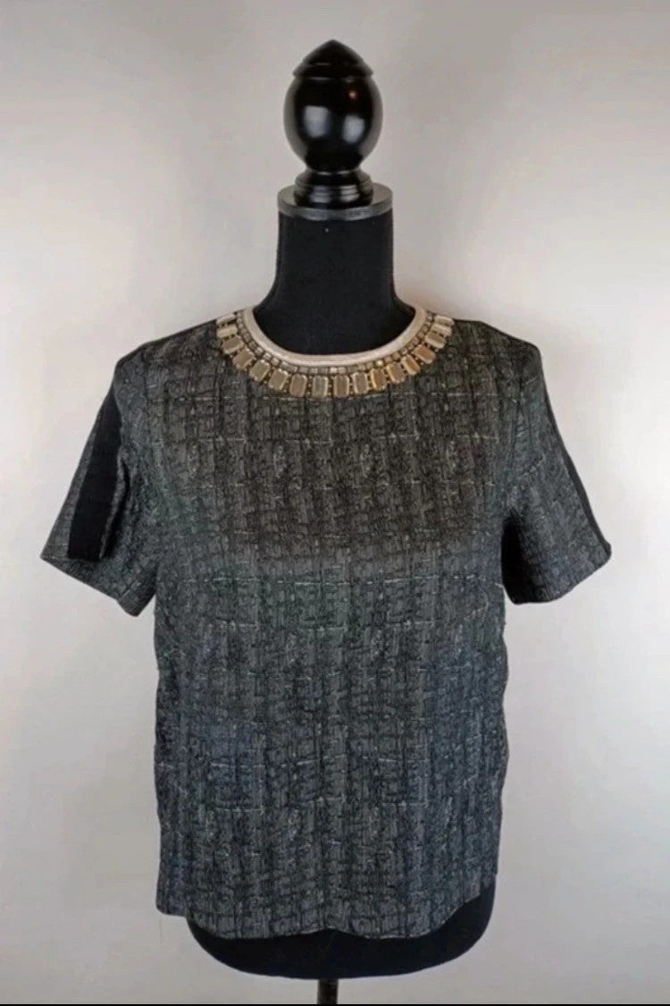 Noa Noa Bluse mit Steinbesatz – Second-Hand bei Schickisch