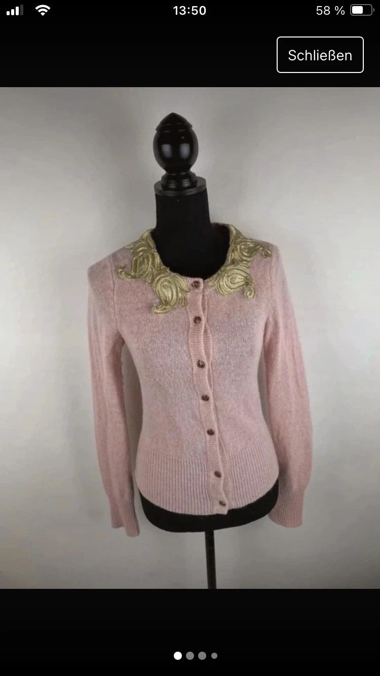Handgefertigter Wollpullover – Second-Hand bei Schickisch