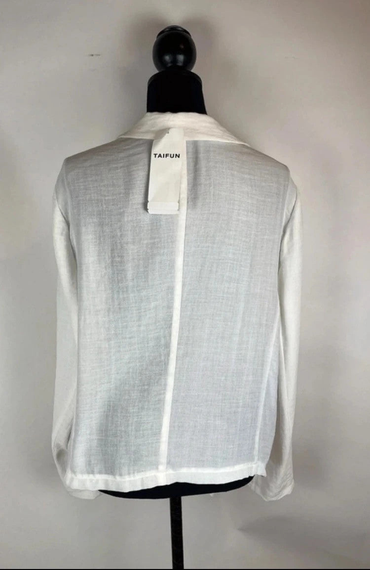 Exklusiver Taifun Blazer in Weiß, elegant für den Winter