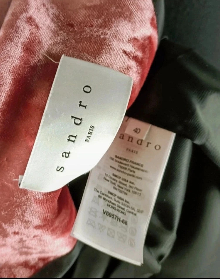 Exklusiver Sandro Paris Blazer aus Samt
