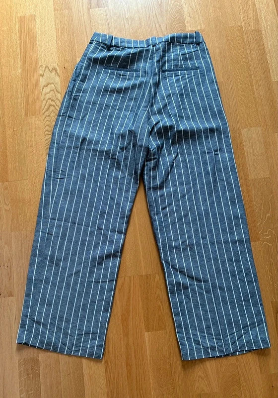 Tolles Leinenset aus wide leg Hose und Weste