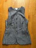 Tolles Leinenset aus wide leg Hose und Weste