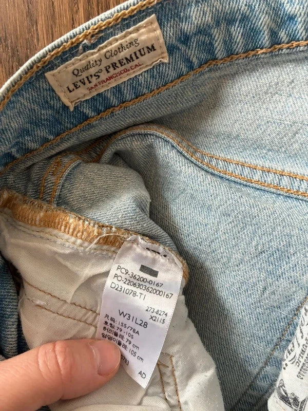 Levi's Jeans Etikett