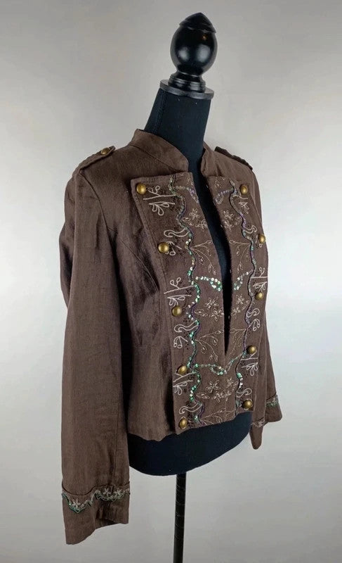 Außergewöhnlicher Blazer mit Perlen