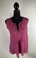 Bluse in Himbeer – Second-Hand bei Schickisch