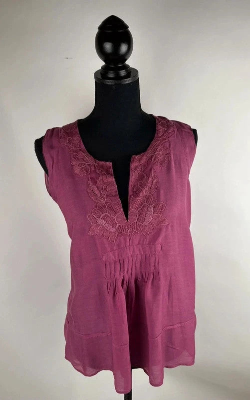 Bluse in Himbeer – Second-Hand bei Schickisch